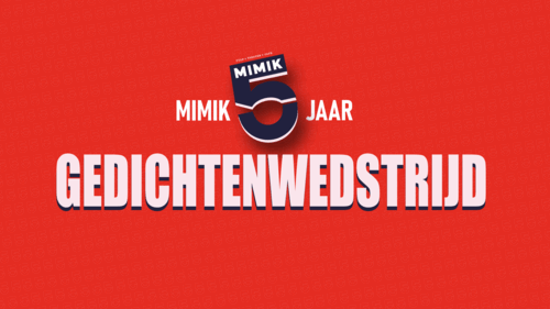 MIMIK 5 jaar gedichtenwedstrijd