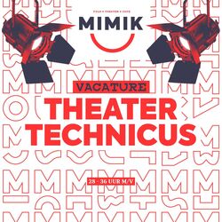 Vacature theatertechnicus