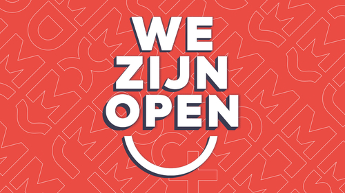 We zijn open! 